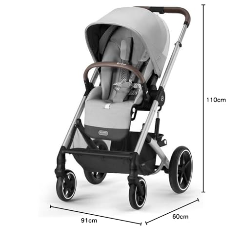 CYBEX Balios S Lux Carriola. Color Lava Grey (Silver Frame)