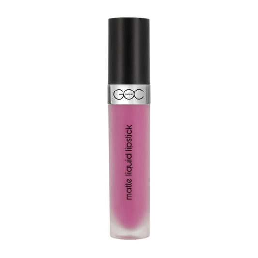 GOC, Labial liquido matte, Matte Liquid Lipstick, Resistente al agua, Larga Duración, No Reseca los labios ni cuartea, Sin manchas, Color Wild Lilac, GMLC03