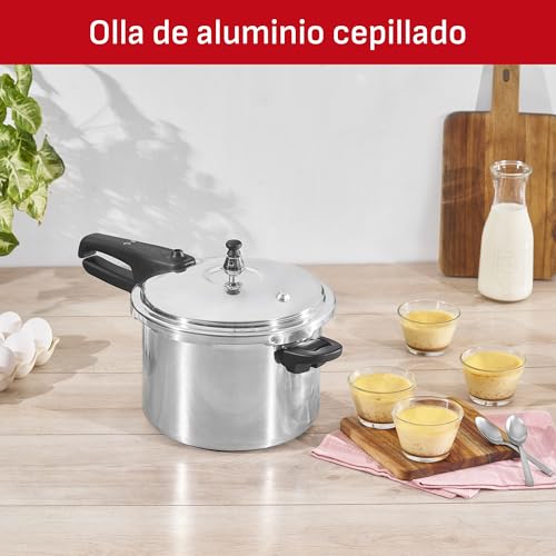 Olla Express de Aluminio T-fal 6 Litros Máxima Seguridad