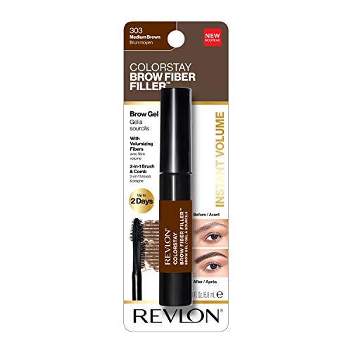 Revlon Colorstay brow filler and fiber tono medium brown Medium Brown