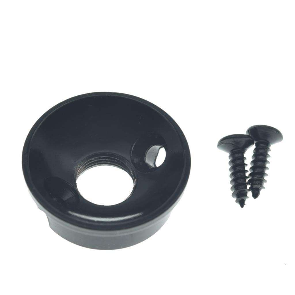 Dopro Placa Jack Electrosocket, Negro, Guitarra Eléctrica Telecaster