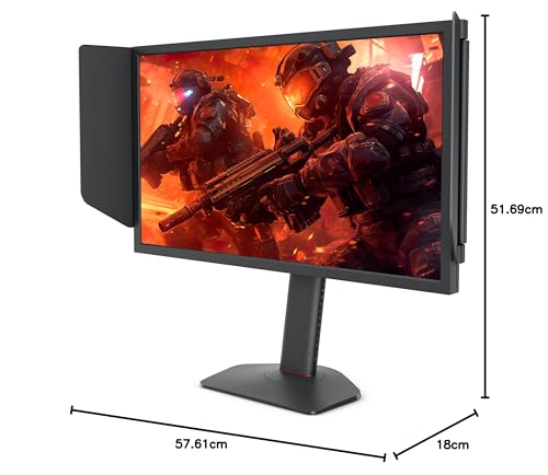 BenQ Monitor de Juegos Zowie XL2546X de 24.5 Pulgadas, TN rápido de 240Hz, DyAcTM2, 1080p