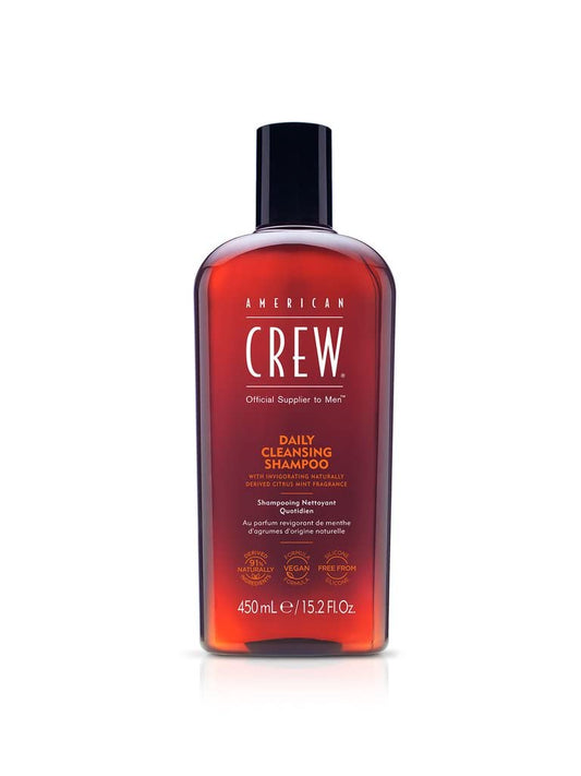 Shampoo Diario American Crew Normal a Graso 15.2 Ounces para Hombre