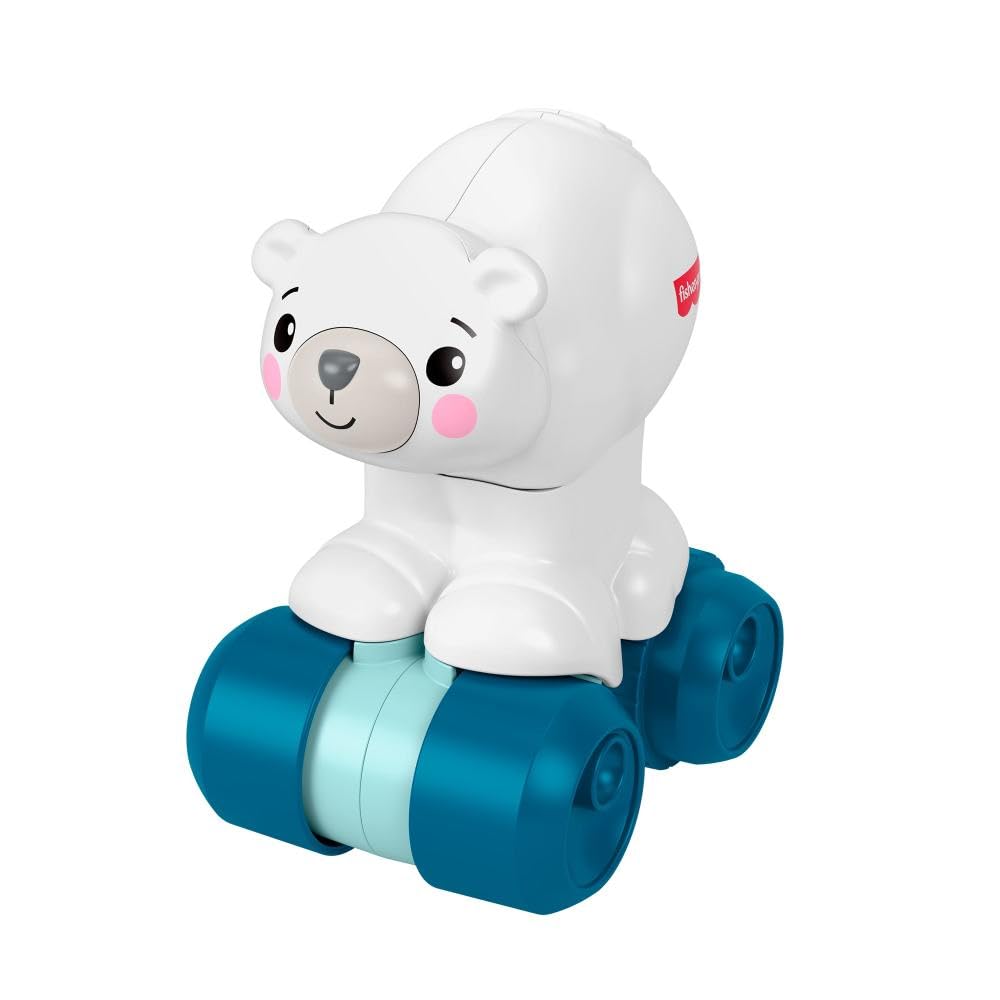 Fisher-Price Juguete para Bebés Osito Polar Gatea Conmigo para bebés de 9 Meses en adelante