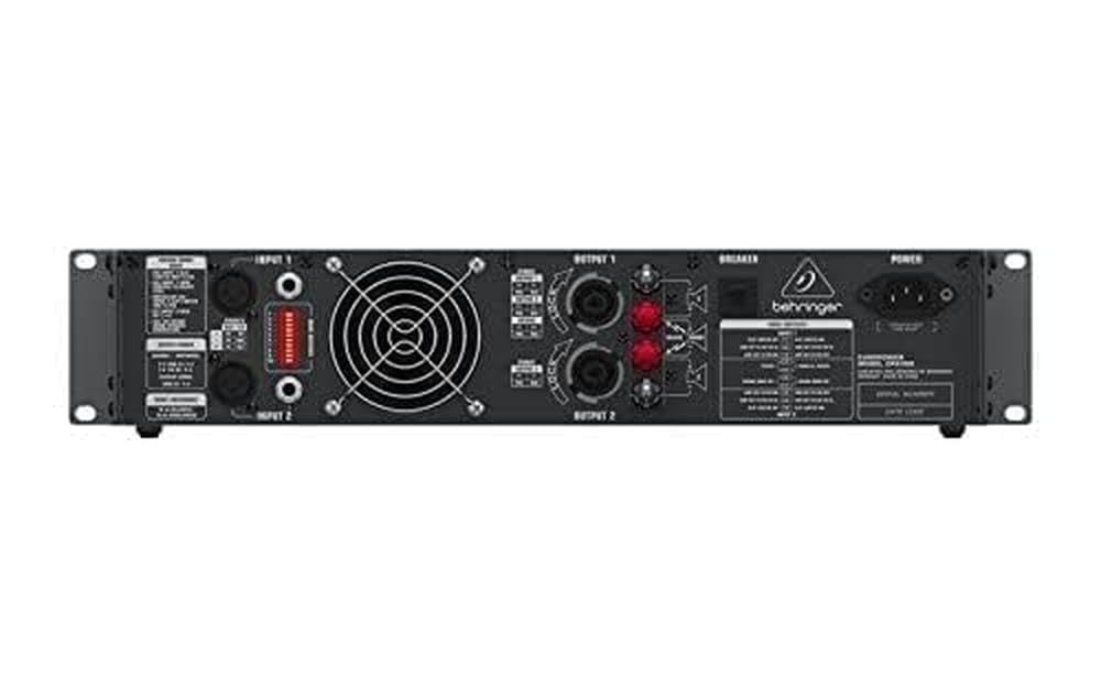 Behringer Europower EP2000 - Amplificador estéreo profesional (2000 W)