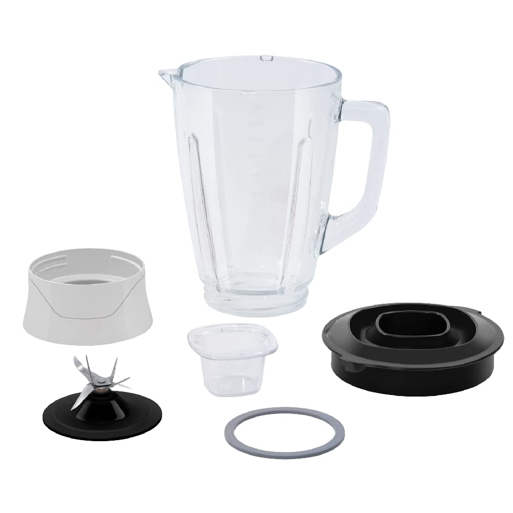 Licuadora T-fal Blanca Infiny Force XL 12 Velocidades Eficiente para Resultados Perfectos 6 Cuchillas de Acero Inoxidable 2.2 L