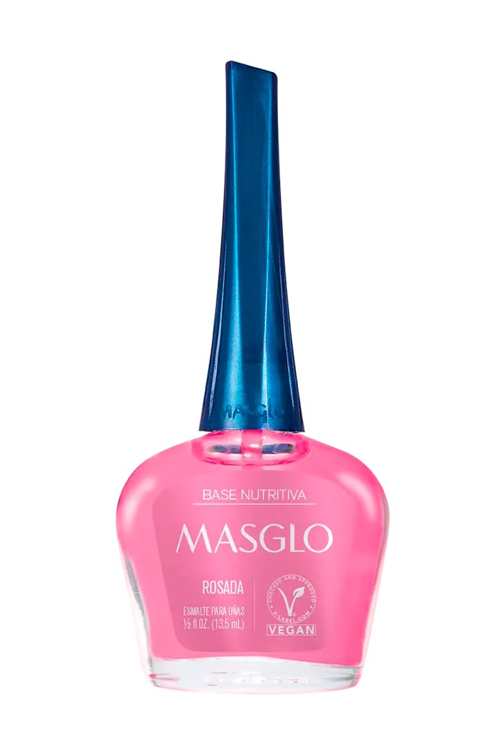 MASGLO Tradicional - Juego de 4 esmaltes de uñas 13 libres de mezcla limpia, hasta 7 días de uso, alta cobertura y acabado brillante, (0.5 onzas cada uno)