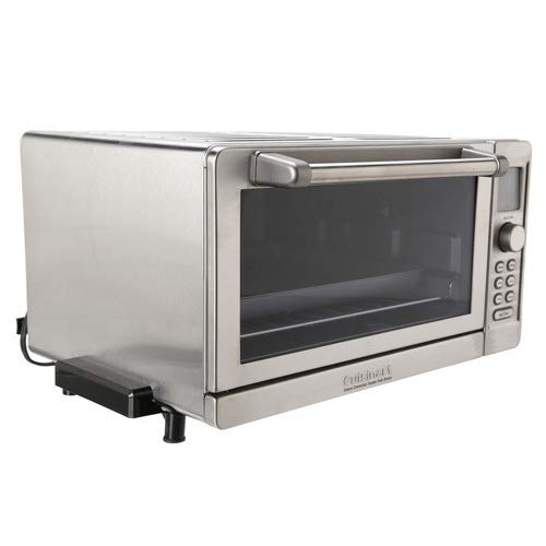 Cuisinart TOB-135N Deluxe Tostador de convección para horno de engorde de horno, cepillado inoxidable, plateado