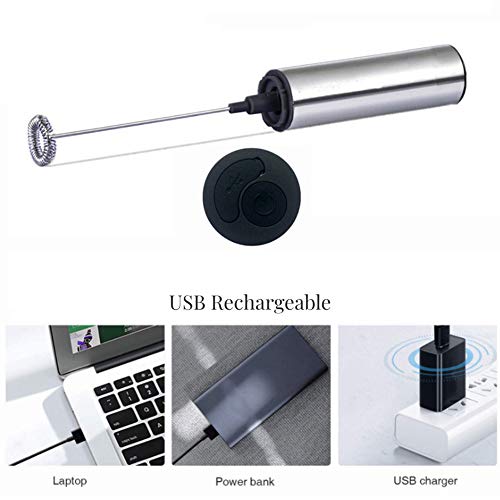 Espumador De Leche Eléctrico USB para Capuchino y Café