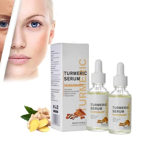 Serum Reparador de Manchas Oscuras de Cúrcuma - Tratamiento para Melasma - 2 Unidades - ¡Ilumina tu piel!