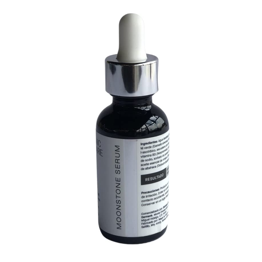 ORGANIC SKINKARE BY DERMANK Suero Anti-Acné | Suero Facial Orgánico| Ácido Salicílico 1% | Ácido Lactico 1% | Reduce Espinillas y Minimiza Poros | Seborregulador | Ayuda en el Tratamiento y Prevención de Acné | Suero contra espinillas - 30ml | Facial Moon
