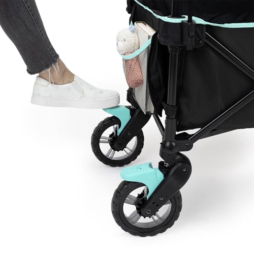 Cochecito Transportador Summer by Ingenuity Negro Verde Azulado con Techo para Bebés