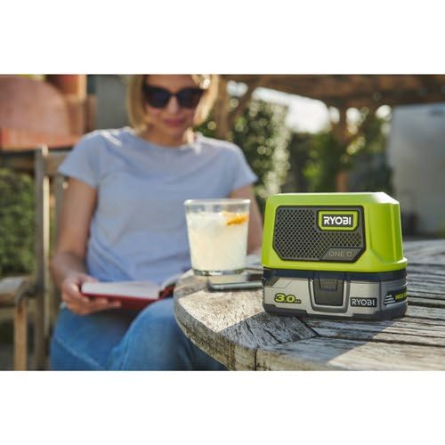 Altavoz Cargador RYOBI Bluetooth One+ 18V 5W sin Batería