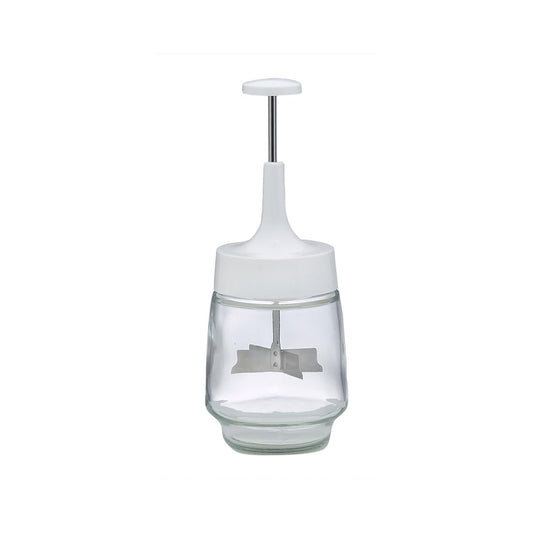 HIC Kitchen - Picador de cebolla antiguo, cuchillas de acero inoxidable 18/8 de borde liso