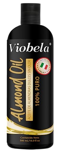 VIOBELA | Aceite de ALMENDRAS Dulces Origen Italiano 100% PURO 500 ML