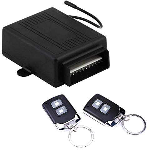Sistema de Alarma MASO Negro Universal con Entrada sin Llave para Coche