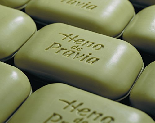 Heno De Pravia Jabón En Barra para Unisex, Original C/4, (150g) 4 Pack, Amarillo, 150 Gram