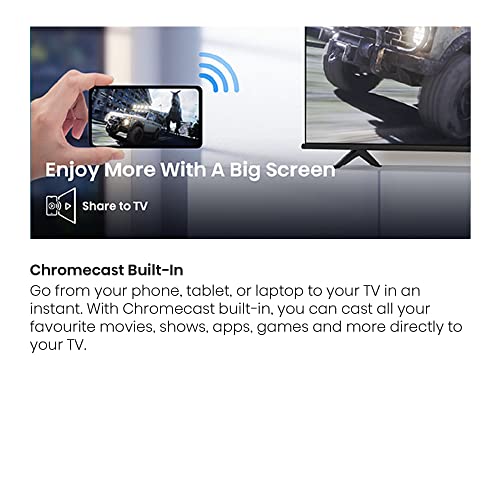 Hisense 50-Inch Class A6 Series 4K UHD Smart Google TV with Alexa Compatibility, Dolby Vision HDR, DTS Virtual X, Sports & Game Modes, Voice Remote, Chromecast Built-in