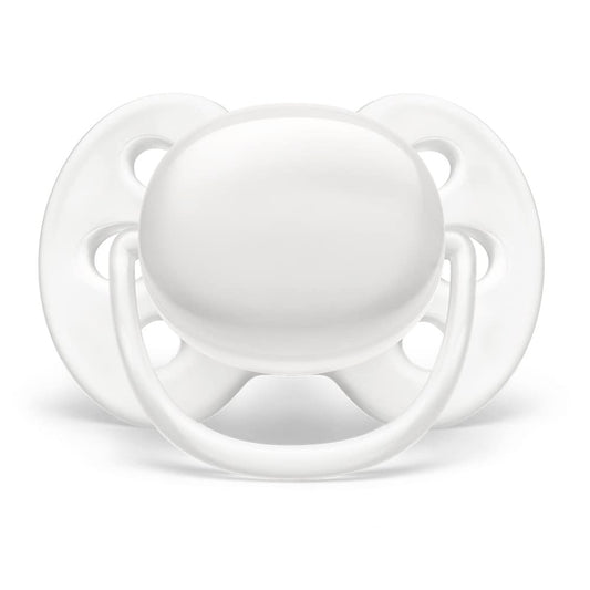Chupón Philips Avent Blanco Ultra Soft Ortodóntico con Caja Esterilizadora 0-6 m