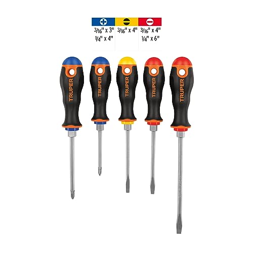Juego de Desarmadores Truper Comfort Grip 5 Piezas