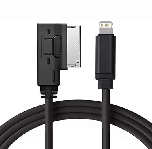 Cable Adaptador Auxiliar Audi VW iPhone 12 11 Xs Max XR X 8 7 6 para Coche