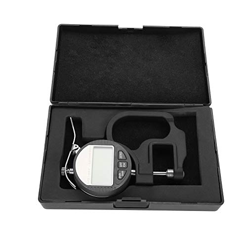 FTVOGUE Medidor de Espesor Digital para Papel, Tela de Cuero, Alambre, Herramienta de Medición,Rango 0-12.7mm 0.001mm