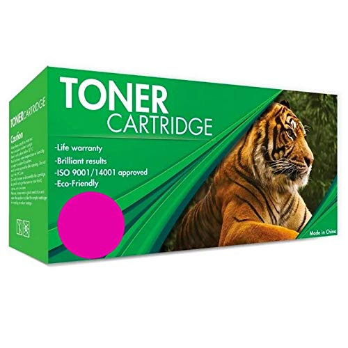 Cartucho de Tóner EL TIGRE Magenta Genérico Compatible CE323A para Impresoras HP Color LaserJet CP1215 CP1217 CP1510 CP1514 CP1515n