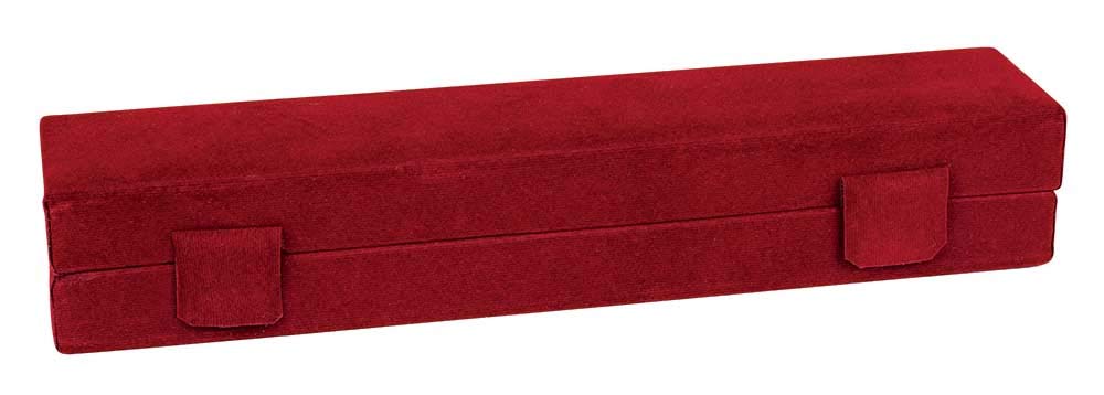 Torah Pointer Yad adornado con detalles martillados y escritura bíblica, en caja de terciopelo