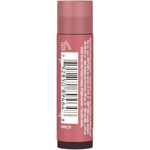 Bálsamo labial tintado natural Burt's Bees, rojo (Red dahlia), 2 unidades
