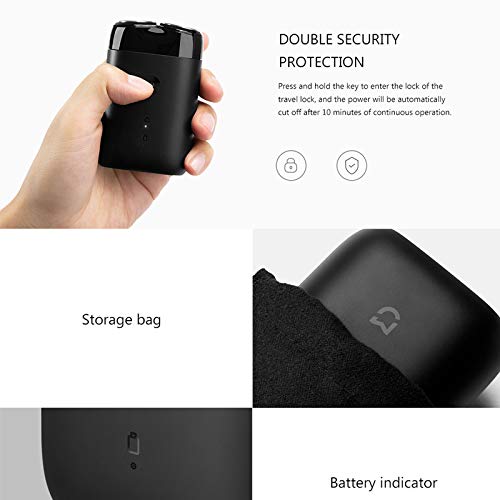 Afeitadora Eléctrica Xiaomi Mijia 100 Cabezales Flotantes Recargable USB para Hombre