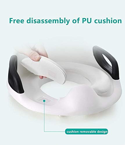 Potty Training Seat For Kids Toddlers Boys Girls Toilet Seat For Baby With Cushion Handle And Backrest Toddlers Toilet Training Seat Anti-slip Great Mommyââ'¬s Helper for Baby Kids Toddlers