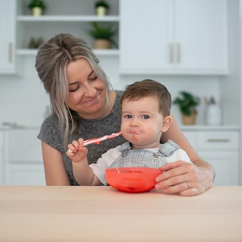 Cucharas de alimentación para niños de punta suave Dr. Brown's, 6 unidades, multicolor