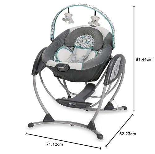 Graco Glider Lite, Mecedora para Bebé, Zuba