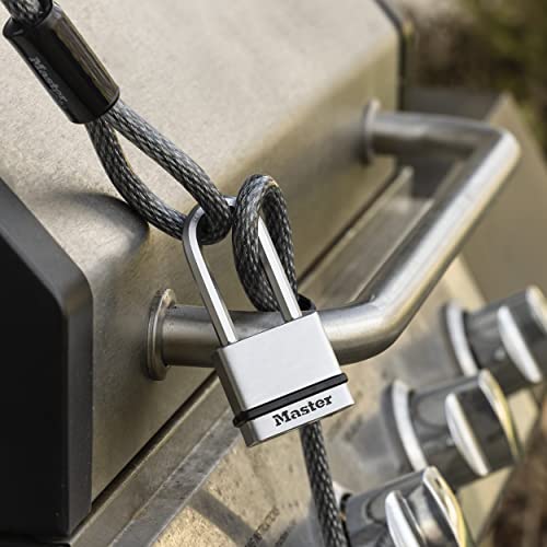 Candado de Acero Macizo Master Lock 5 cm Grillete Encogido Paquete de 2 Keyed Alike