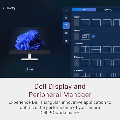 Monitor Dell 32 Plus 4K QD-OLED S3225QC - visualización de 31.5 pulgadas (3840 x 2160) 120Hz 0.03 ms, audio espacial 3D mejorado con AI, ajuste de altura/inclinación/inclinación/inclinación, color