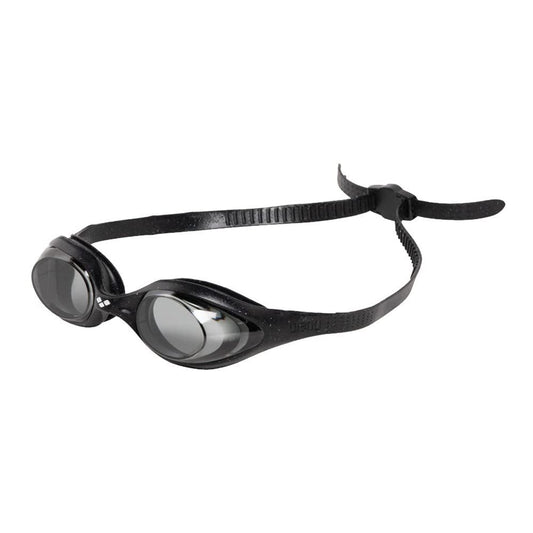 ARENA - anteojos de natación unisex para adultos, para principiantes, hombres y mujeres, antivaho, sin fugas, para fitness, natación, lentes sin espejo, humo/negro