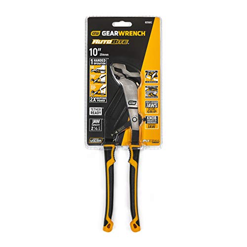 GEARWRENCH 82592C - Alicates de doble material para mordedura automática Pitbull de 10 pulgadas