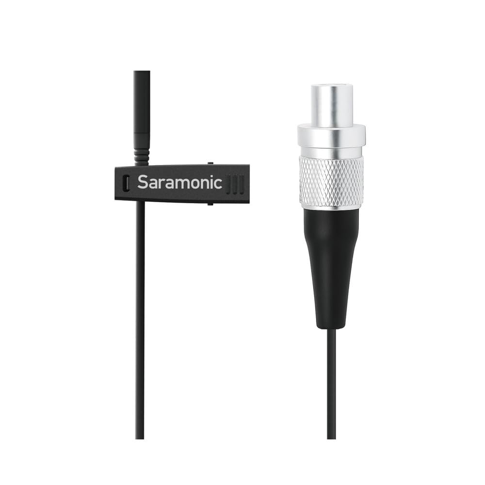 Lavalier K9 LEMO3 Omni Negro con Conector de 3 Pines para Shure, Lectrosonics, Sennheiser y más