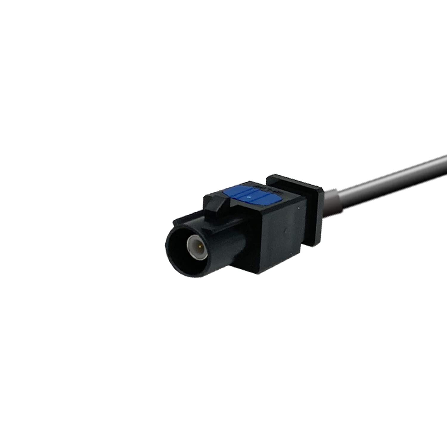 POBADY SMB Fakra Cable SMB Hembra Ángulo Recto 90 Grados a Fakra A Macho Adaptador Cable RG174 20cm / 7.9in para DAB FM/AM Pioneer Radio Amateur Clarion Kenwood Alpine