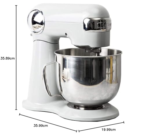 Cuisinart SM-50ES Batidora de Pedestal, Blanco, 5.5 Qt, Medium