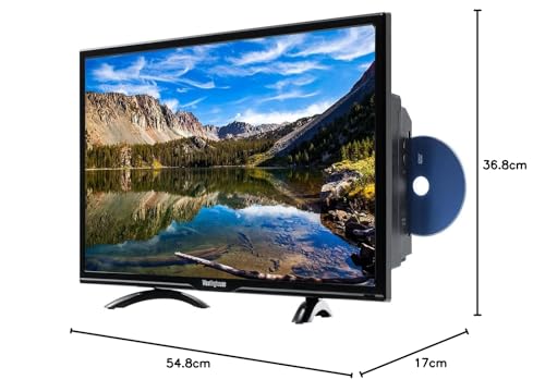 Westinghouse Television de 24" 720p LED HD Combo TV con DVD HDMI USB VGA Control Parental Frecuencia de actualización de 60Hz - WD24HX5201 (Reacondicionado)