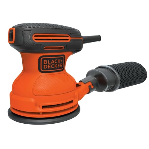 BLACK+DECKER Lijadora Orbital Aleatoria de 180W Disco de 5" (BDERO100-B3)