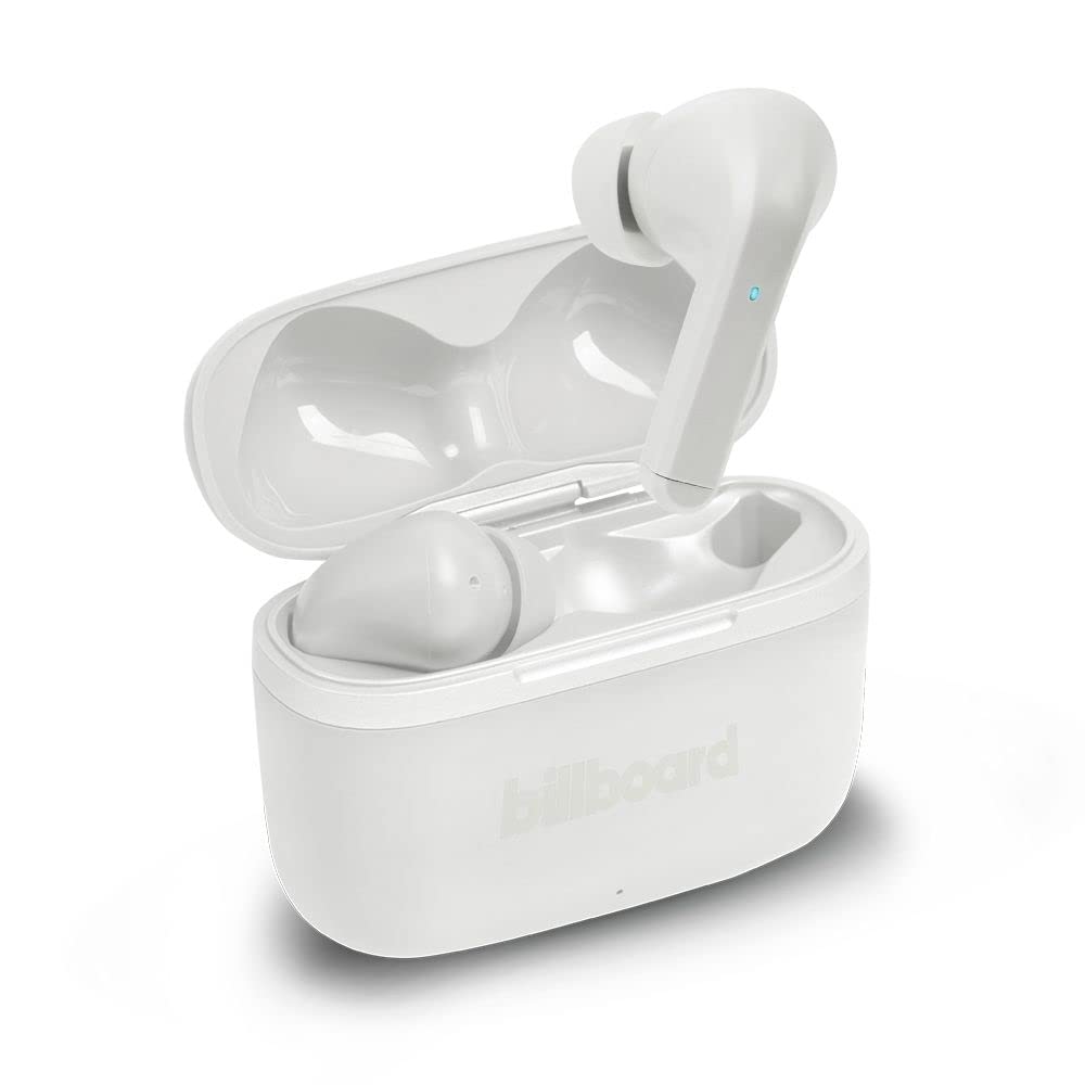 Billboard Audífonos Inalámbricos Earbuds Soul con Cancelación De Ruido, Controles Táctiles, Micrófono Incorporado para Llamadas, Base Recargable, Batería De hasta 45 Horas De Duración