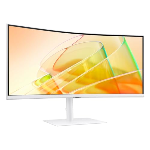 Monitor Samsung 34 Pulgadas Thunderbolt Curvo Alta Resolución Blanco