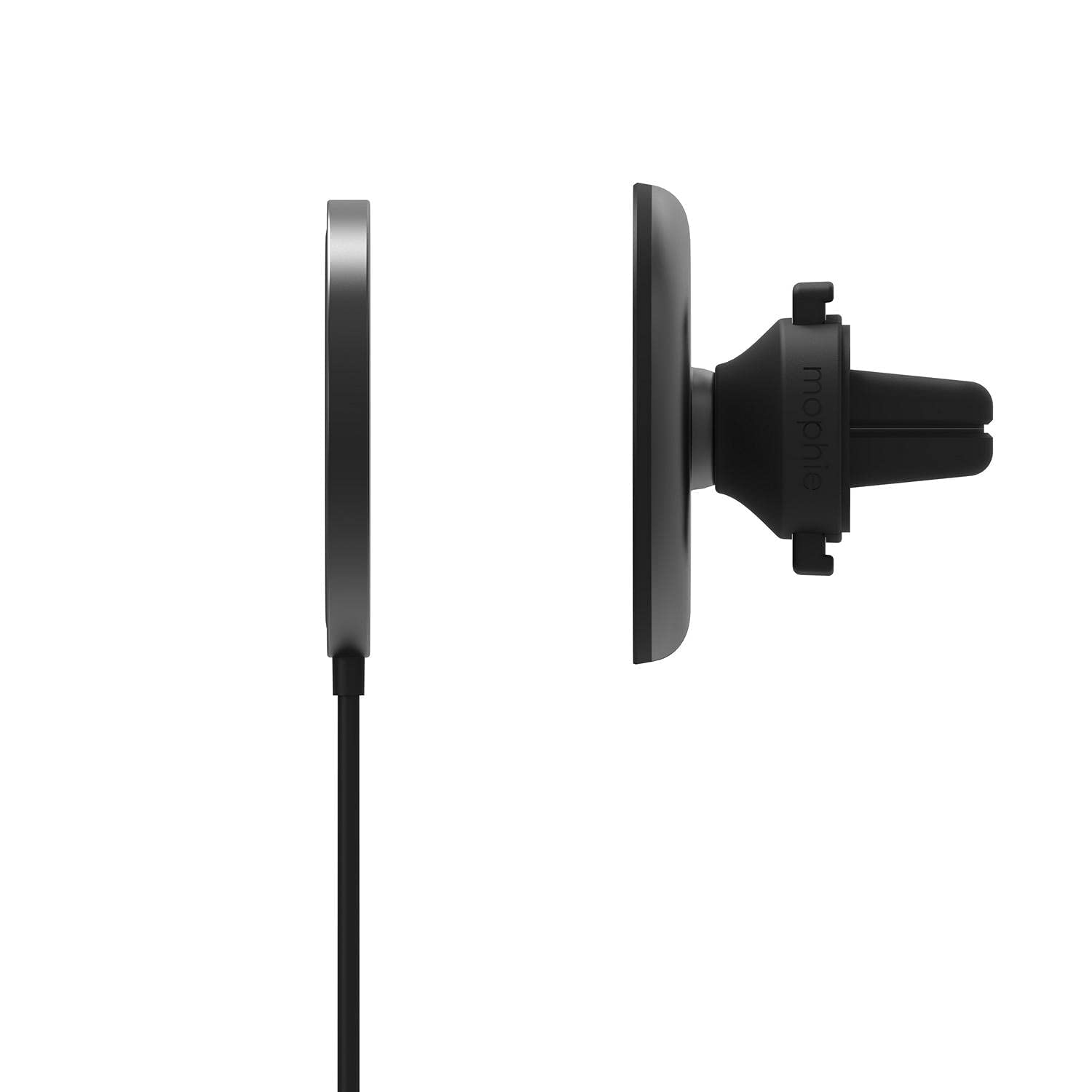 Cargador Universal Mophie Snap+ Negro inalámbrico de 15 W con posicionamiento magnético Compatible con Magsafe