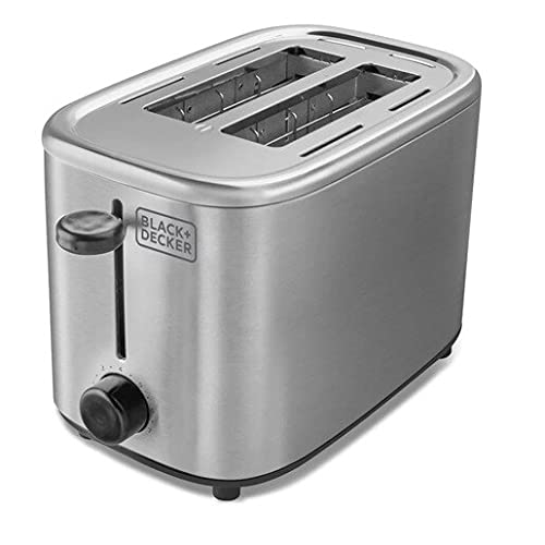 Black & Decker TR0011SS Tostador 2 panes Acero Inoxidable ranura extra ancha