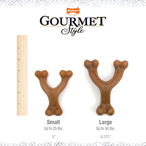 Juguete para Perro Nylabone Hueso de Horquilla Gourmet Grande/Gigante