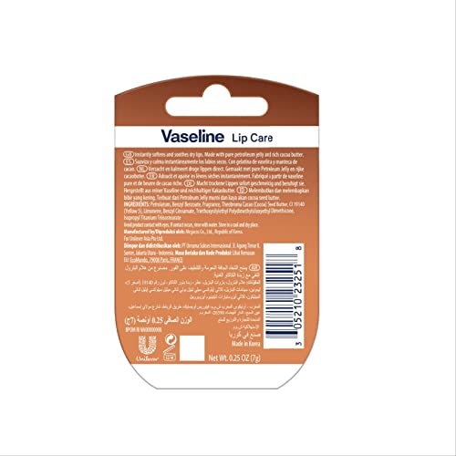 Bálsamo Labial Vaseline Cocoa Butter Paquete de 3