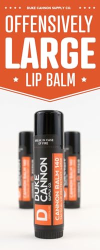 Duke Cannon Balm 140 Protector labial táctico, 0.56 oz con SPF 30-3 Pack