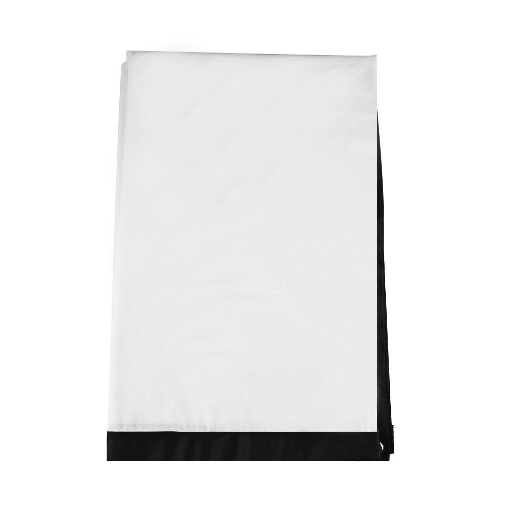 ASHATA Pantalla Portátil para, Tela para, Tejido Cortina para Proyección, Pantalla 16: 9 Plegable Tamaño Seleccionable para Cine en Casa Oficina(120 Inch)